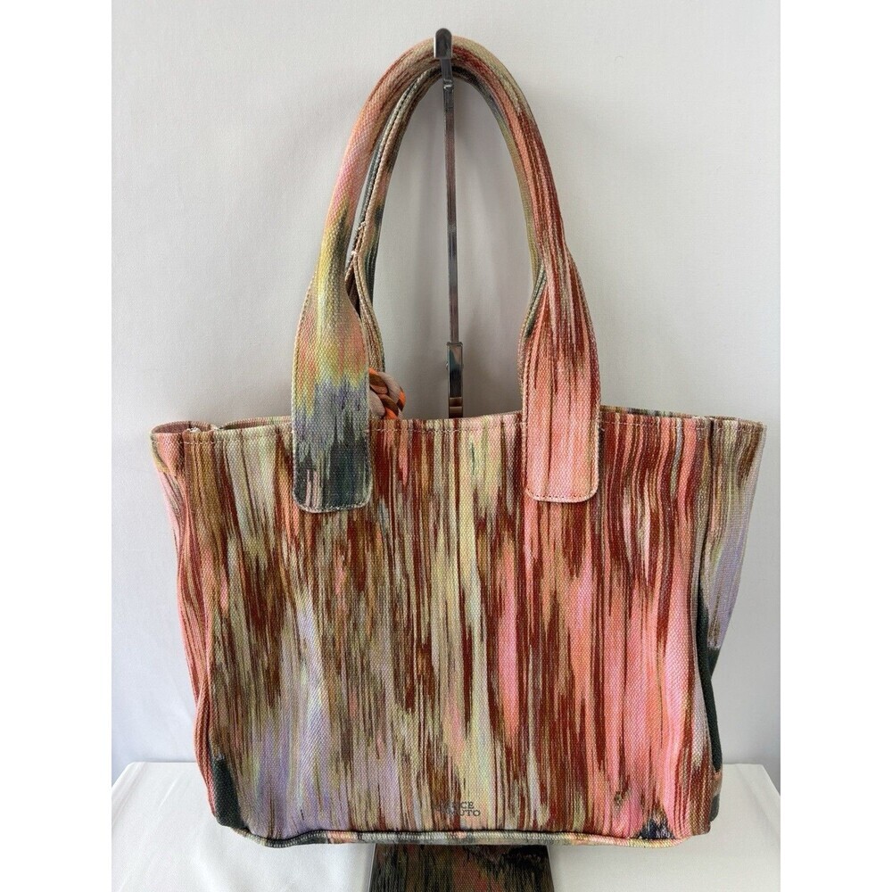 Vince Blue and Pink Tote Bag - Picture 2 of 11